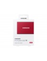 Samsung T7 Portable SSD, 500 GB, USB-C, rød